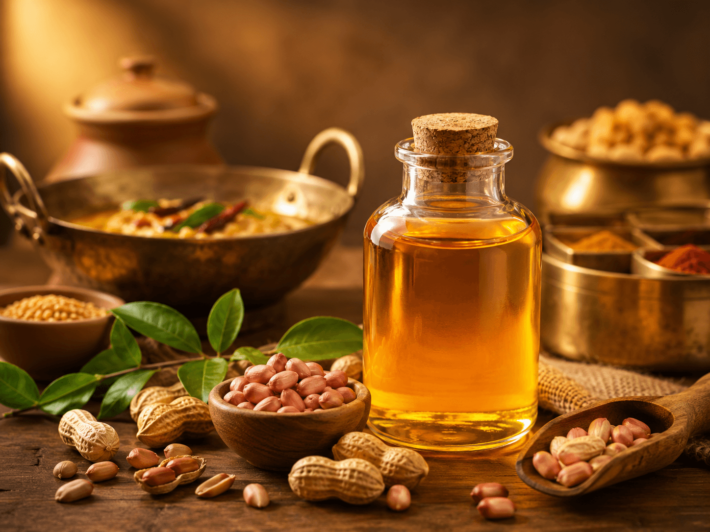 The Health Benefits of Pure Cold-Pressed Groundnut Oil in Indian Cooking
